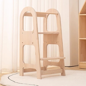 Escabeau Montessori pour enfant en bas âge, <span class=keywords><strong>tour</strong></span> d'apprentissage, hauteur réglable - Product Image 1