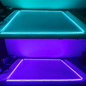 Bộ đèn <span class=keywords><strong>LED</strong></span> RGB chống nước IP68 4 chiếc, kiểu mới, 12V, dùng làm đèn neon dưới gầm xe tải, đèn trang trí thân xe - Product Image 1