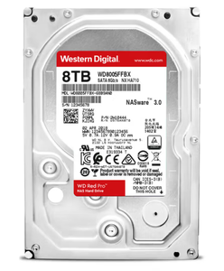 Disque dur 8 To <span class=keywords><strong>Red</strong></span> <span class=keywords><strong>Pro</strong></span> NAS WD8005FFBX 7200 RPM Class SATA 6 Go 256 Mo Cache Disque dur interne 3.5 pouces pour application serveur NAS - Product Image 1