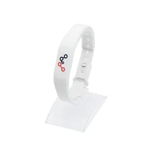 Eco Silicone 13.56mhz MIFARE DESFIRE RFID Wristband MIFARE DESFIRE EV3 Wristband For Cashless Payment