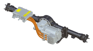 Eje con Capacidad de Carga de 3500kg-5500kg Integrado con Motor y Controlador de Motor para Autobús y Camión - Product Image 2