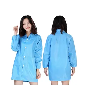 Leenol Unisex ESD Antistatic Garment Clothing for Clean Room with polyester material