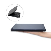 Dropship Keyboard BT Nirkabel Ergonomis, Keyboard Bluetooth Gigi Biru Dapat Dilipat Produk Ergonomis untuk Ponsel I Pad