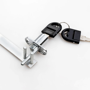 Kẽm Hợp Kim Văn Phòng Bàn Tập Tin Phía Trước Gắn 3 Đơn Vị Bên Ngăn Kéo Khóa Với Thanh Trượt Đồ Nội Thất Chìa Khóa Mở Khóa Cách Sắt Vật Liệu Chìa Khóa - Product Image 5