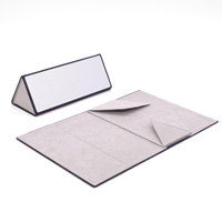 Boîte à lunettes pliable écologique et recyclable avec logo personnalisé, fermeture magnétique, pour lunettes de soleil et lunettes de vue, étui et sacs en carton