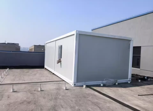 แผงแซนวิชสำหรับห้องทำงานห้องทำงานในห้องนอนช่องเก็บของทำจากเหล็กสำเร็จรูปแบบพกพาโซลูชันบ้านบ้านชั่วคราวสำหรับห้องทำงานในสำนักงาน - Product Image 6