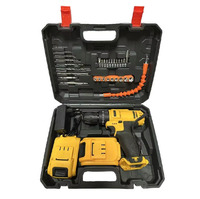 Perceuse à percussion sans fil de haute qualité 10 mm, batterie au lithium 21 V CC, couple variable de 32 N.m, outils électriques de bricolage, ensembles d'outils électriques, personnalisable OEM, GS