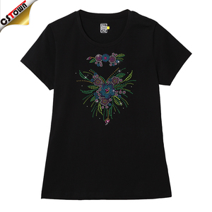 Attrayant Coloré Diamante Fleur Motifs Décoratifs Strass Croix Transferts - Product Image 5