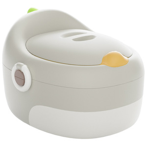Multifunctional 3 In 1 Baby <b>Potty</b> <b>Training</b> Seat With Footstool For Boys And Girls Feather Gray PP Material - Product Image 2