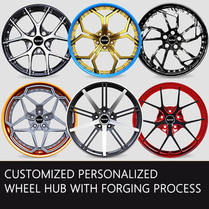 Nuevas llantas de aleación de aluminio A6061-T6 de 3 radios y dos piezas HRF24030704 HEY RICH Deep Dish ET45mm de 20 pulgadas para 3 autos, con 36 meses de garantía - Product Image 4