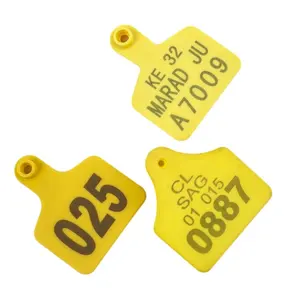 Fdx-B 134.2Khz Uhf Long Range Rfid Eartag Animal Tpu Earring Label Cattle Pig Sheep Rabbit Cow Reflective Ear Tag