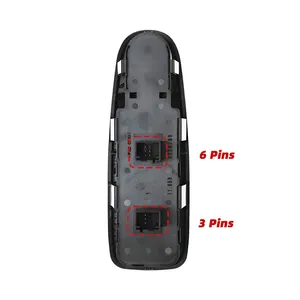 Bouton de commande de lève-vitre électrique et de rétroviseur 6554.YH 6554.QL pour Citroën <span class=keywords><strong>C4</strong></span> <span class=keywords><strong>Grand</strong></span>, <span class=keywords><strong>Picasso</strong></span> 2006 2007 2008 <span class=keywords><strong>2009</strong></span> 2010 2011-2013 - Product Image 2