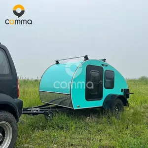 Outdoor Camping Mini Camper 4X4 Offroad Caravan 1-4 People Lightweight Camper Suitable For Family