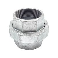 Konektor Berulir Besi Lunak Berlapis Seng, Tipe Male X Male, 1/2"-4" BSP, Tahan Korosi Kimia Tekanan Rendah, Merek JTH