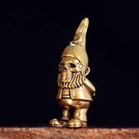 Nouvelle figurine décorative de bureau en laiton rétro, artisanat créatif pour la maison et le bureau