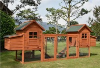 Meilleures ventes : Luxueux poulaillers d'extérieur en bois pour animaux de compagnie, grande cage à poules, poulailler solide, respirant, de forme carrée