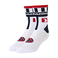 Chaussettes de vélo de haute qualité pour hommes, avec logo OEM, respirantes, en nylon Coolmax, pour le sport et la course à pied, personnalisables