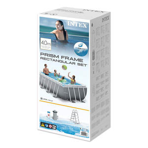 <span class=keywords><strong>Intex</strong></span>-<span class=keywords><strong>Piscina</strong></span> Rectangular sobre el suelo, 26792, 16X8X42 pulgadas, marco de acero <span class=keywords><strong>PRISMA</strong></span>, PVC - Product Image 5