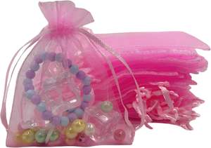 Venta Directa de Fábrica, Bolsa de Organza, Bolsa con Cordón de Organza, Bolsa de Embalaje, Embalaje para Regalos - Product Image 4