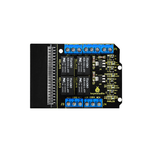 Keyestudio 4 yollu 5V röle modülü kesme panosu Microbit için - Product Image 1