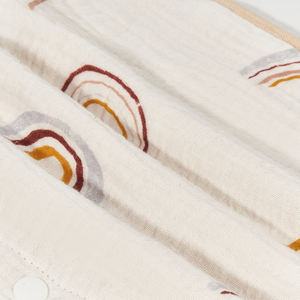 กระเป๋าเก็บของเล่นผ้าอ้อมแบบพกพาสำหรับใส่เปลเด็กทำจากผ้าฝ้ายมัสลินแบบ100% ใหม่ - Product Image 4