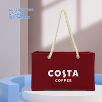 Daur ulang organik 100% tas belanja katun polos tas jinjing kanvas katun dapat digunakan kembali dengan Logo cetak kustom