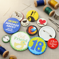 Accessoire de costume : Épinglette personnalisée avec logo, en fer blanc, épinglette de sécurité, badges métalliques personnalisés sans nickel, clignotants LED pour événements d'entreprise