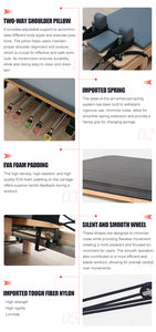 Oak Wood Pilates Reformer dobrável durável ajustável molas acessórios completos para casa e estúdio formação - Product Image 2