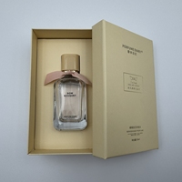 Boîte à parfum en carton avec couvercle et plateau personnalisés, boîte à parfum en papier, flacon rond vide de 30 ml, 50 ml, 100 ml, emballage de boîte à parfum