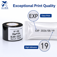 Foil Hot Stamping Premium NY-CN8, Foil Hot Coding untuk Mesin Pengkode Tanggal Kompatibel dengan HP-241 DY-8 Manual dan Otomatis