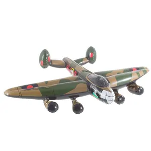 Ramah Lingkungan Vinyl Pesawat Tiup Plastik Tahan Lama Meledak 3D WW2 Spitfire Pesawat Model Mainan untuk Anak-anak