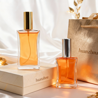 Nouveau design de luxe 30ml 50ml 100ml bouchon en corne de mouton bouchon en corne de cerf emballé bouteille de parfum bouteille de parfum vide