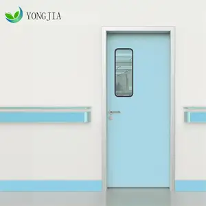 Industrial GMP standard food grade medical lab modular clean room stainless steel swing door