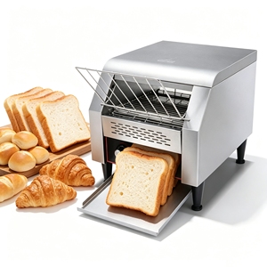 Commercial Conveyor <b>Toaster</b> Restaurant Electric Stainless Steel Sandwich <b>Toaster</b> Conveyor for Bread Bun Bagel Baked - Product Image 4