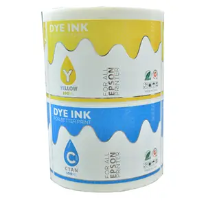 Thiết kế miễn phí in ấn bề mặt nhãn trên dầu màu xanh vàng không thấm nước Nhãn Chai Thủy Tinh Nhãn dán nhãn