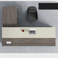 Bureau de direction moderne de haute qualité, bureau d'ordinateur en forme de L de luxe, ensemble de bureau d'ordinateur ergonomique de grande taille
