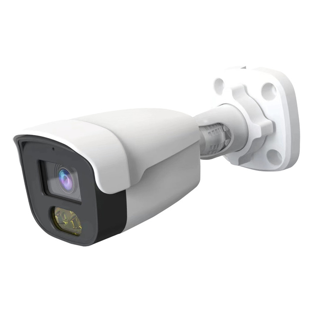 3MP Hik Compatible IP PoE Camera Smart Dual Light Full Color Plug and Play Built-in Mic Network Surveillance Bullet Camera