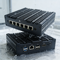 PC Robusto Sin Ventilador de Última Generación (13ª/12ª/14ª Gen) con HD, DDR4, Ranuras M.2, Doble LAN Gigabit y 5G para Kioscos de IA - ¡Stock Disponible!