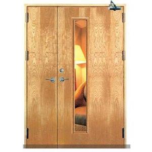 2025 Portes en bois résistantes au feu pour condominiums insonorisées et sans fumée ignifuges sans risque d'incendie - Product Image 1