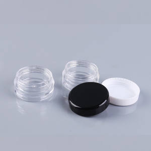הסיטונאי 3 גרם 5 גרם 10 גרם קיבולת קטנה סביב מיכל פלסטיק ריק לחיית קרם קוסמטי עם מכסה בורג - Product Image 2