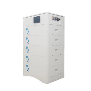 แบตเตอรี่ลิเธียมแรงดันสูงสำหรับจัดเก็บพลังงาน 15KWH 20KWH แบบเรียงซ้อนได้ 51.2V 100AH ชุดแบตเตอรี่โซลาร์ LiFePO4 25KWH 30KWH 35KWH 40KWH - Product Image 6