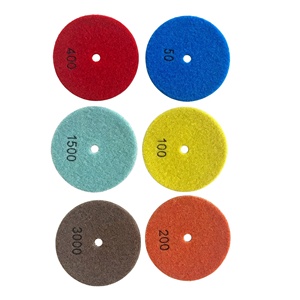 Haute qualité Hotsale 4 pouces tampons de polissage granit meulage disque de polissage résine Bond tampons de polissage - Product Image 1