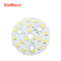 Placa de Circuito Impreso (PCB) Redonda de Aluminio Personalizada de Una Sola Cara, Luz LED de 12v, Carga Rápida, CKD SKD, 20 Vatios, QC3.0, Accesorios para PCBA