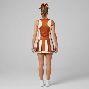 Uniformes de cheerleading pour jeunes de haute qualité, couleur personnalisée, vente chaude, kits sexy pour femmes, 100% polyester, sur mesure - Product Image 2