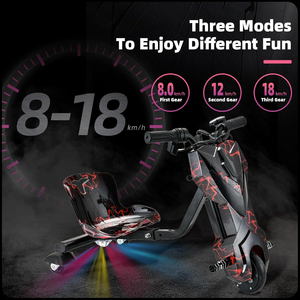 Kids and Adults Mini Electric Drift <strong>Scooter</strong> Toy 3 Wheel Electric Drifting <strong>Scooter</strong> Kids Drift Trike <strong>Scooter</strong> - Product Image 3