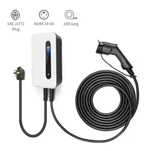 BESEN single phase 32A 7kW EV CHARGING PILE IP66 HOME electric car charger with type 1 plug