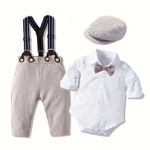Abbigliamento Autunnale <span class=keywords><strong>per</strong></span> <span class=keywords><strong>Neonati</strong></span> all'Ingrosso, Tutina a Maniche Lunghe, Set di Abbigliamento alla Moda <span class=keywords><strong>per</strong></span> Bambini <span class=keywords><strong>Maschi</strong></span> - Product Image 4