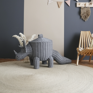 Organizador de caja de tela para niños, caja de juguetes de Lego tejida, otras cestas de almacenamiento, cesta de ratán - Product Image 3