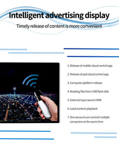 Pubblicizzare il pannello Video della rete Digital Signage contatore di pubblicità pannello dello schermo per la pubblicità