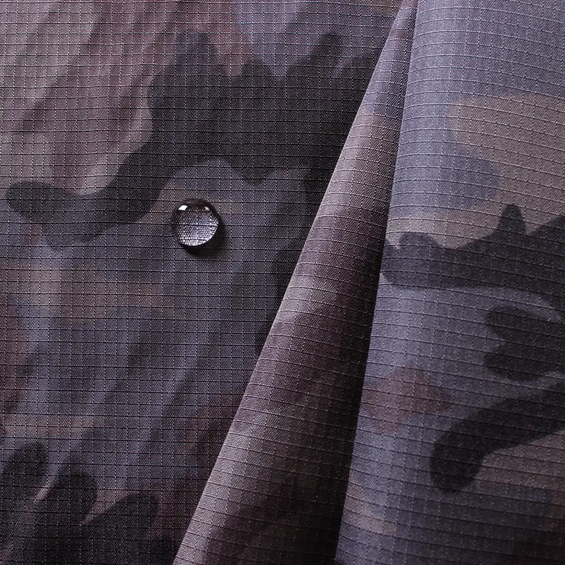 Tela Pongee de poliéster para tienda de campaña, tela de camuflaje de uso militar de 0,2 cm, Ripstop/Plaid/Check, impermeable